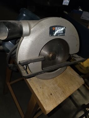 Black+Decker Circular Saw in Silver and Teal